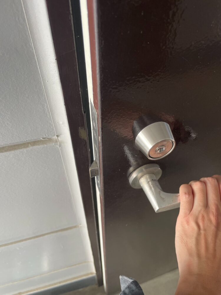 開錠作業後