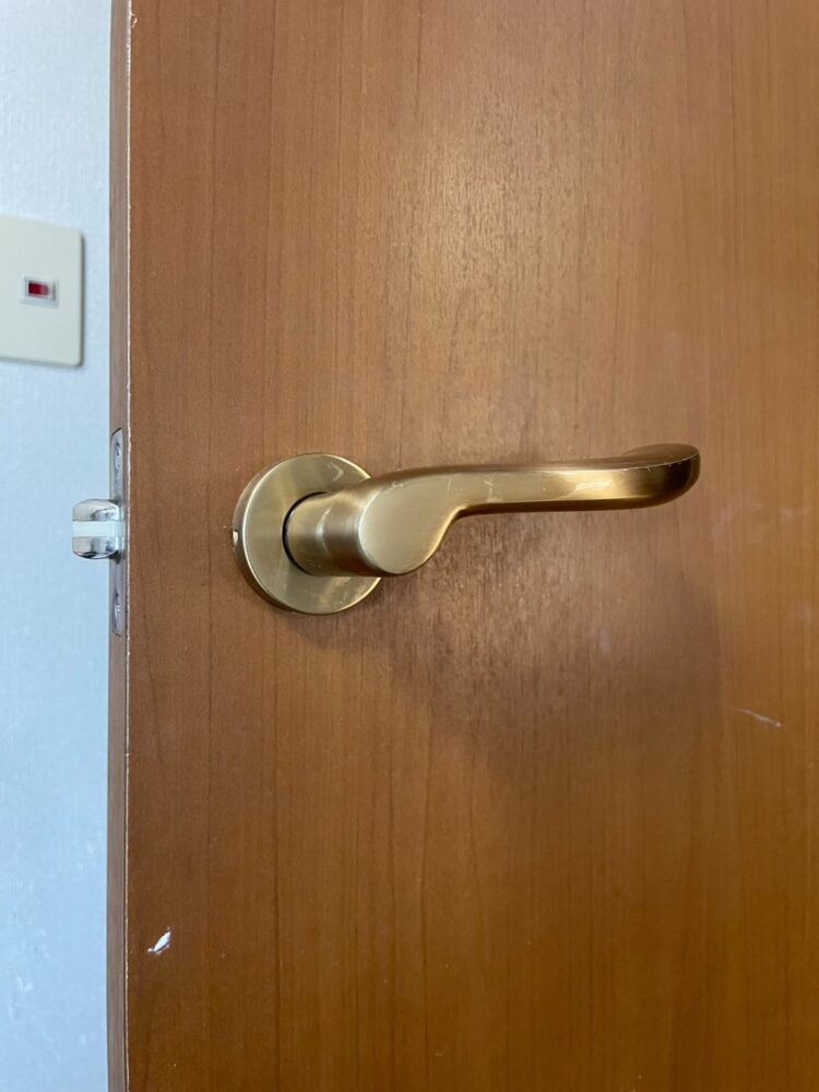 レバーハンドル　作業前