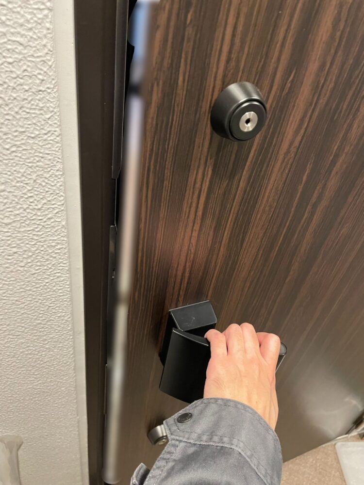 クラビス　鍵紛失　開錠作業後