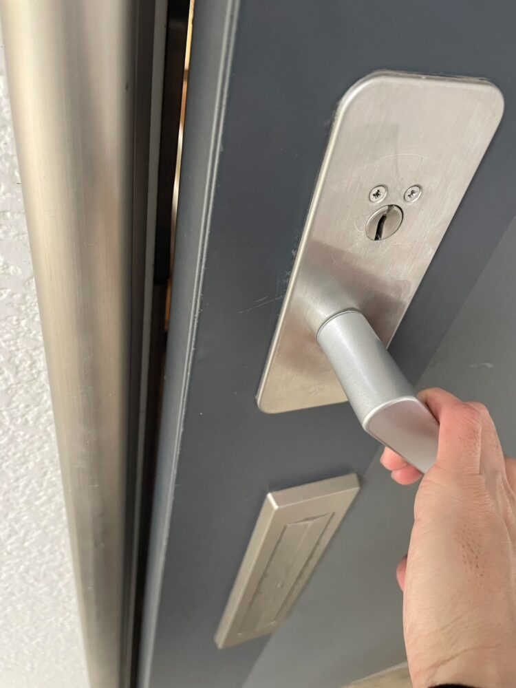 アクト錠　開錠作業後